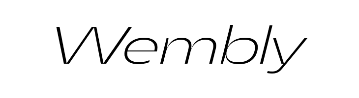 Asgard Trial Wide Xlight Italic  Free Fonts Download