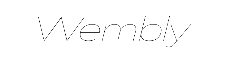 Asgard Trial Wide Thin Italic  Free Fonts Download