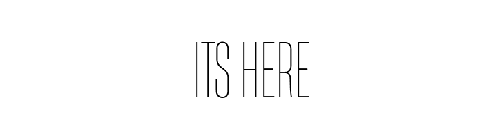 Heading Now Trial 21 Thin  Free Fonts Download