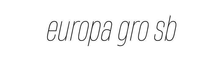 HeadingNow Trial 41 Thin Italic  Free Fonts Download