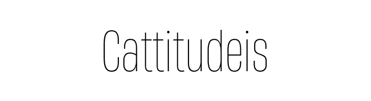 Heading Now Trial 41 Thin  Free Fonts Download