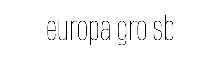 Heading Now Trial 41 Thin  Free Fonts Download