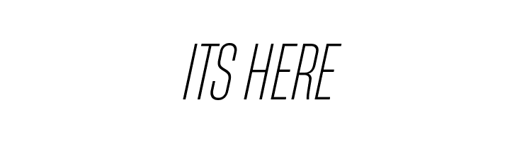 HeadingNow Trial 32 Light Italic  Free Fonts Download