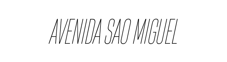 HeadingNow Trial 21 Thin Italic  Free Fonts Download