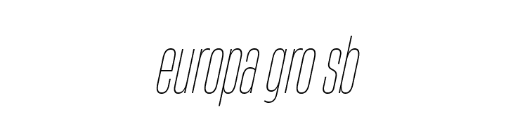 HeadingNow Trial 21 Thin Italic  Free Fonts Download