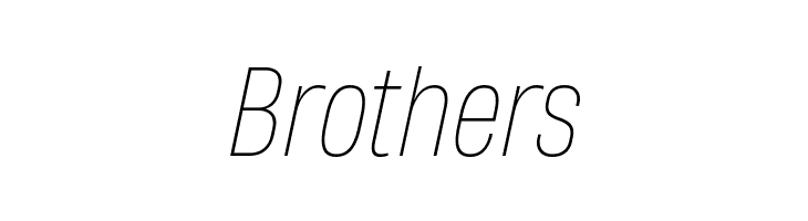 HeadingNow Trial 51 Thin Italic  Free Fonts Download