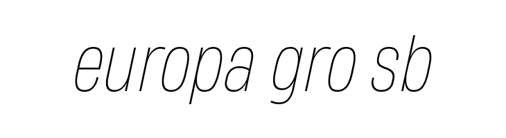 HeadingNow Trial 51 Thin Italic  Free Fonts Download