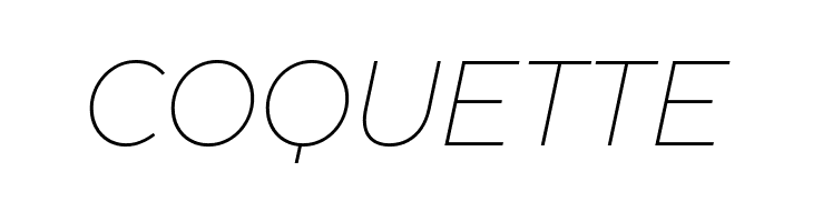 CocoSharp Trial ExtraLight Italic  Free Fonts Download