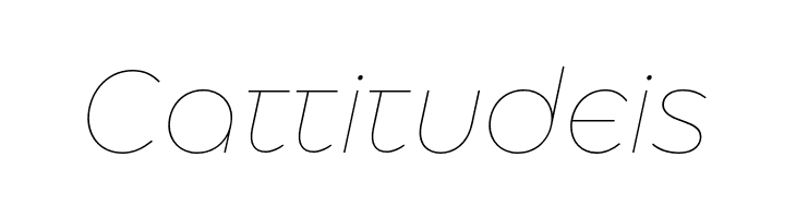 Eastman Alternate Trial Thin Italic  Free Fonts Download