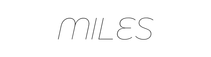 Eastman Alternate Trial Thin Italic  Free Fonts Download