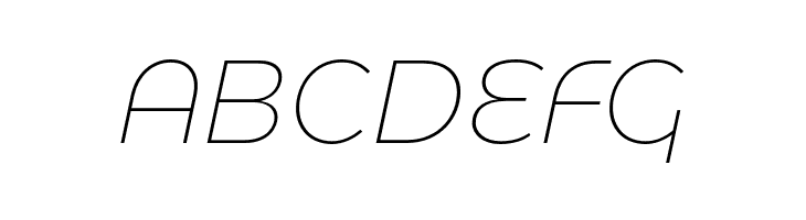 Eastman Alternate Trial Extralight Italic  Free Fonts Download