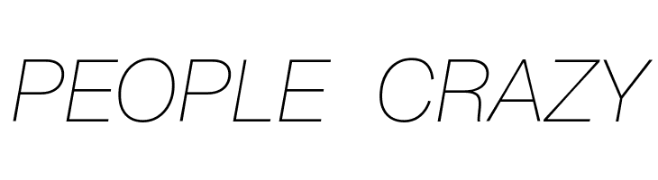 Milligram Trial Thin Italic  Free Fonts Download