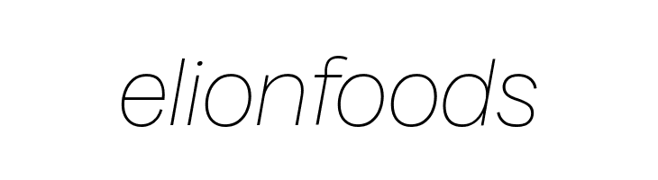 Milligram Trial Thin Italic  Free Fonts Download