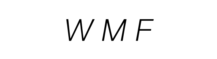 Milligram Trial Light Italic  Free Fonts Download