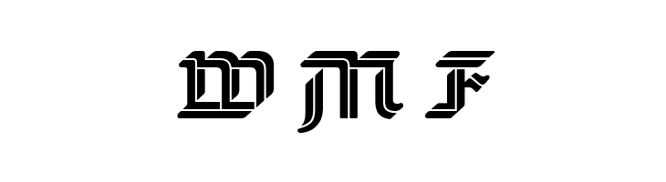 Gronau Trial Inline  Free Fonts Download