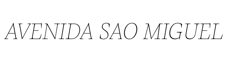 CalvinoTrial Thin Italic  Free Fonts Download