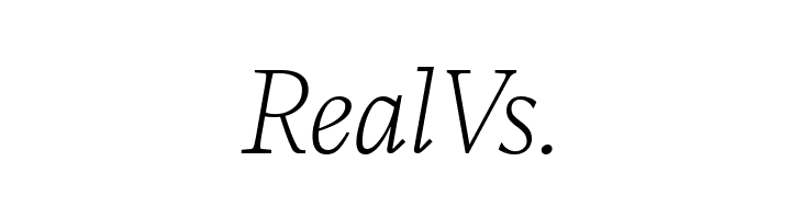 CalvinoTrial Extralight Italic  Free Fonts Download