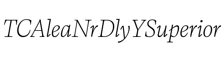 CalvinoTrial Extralight Italic  Free Fonts Download