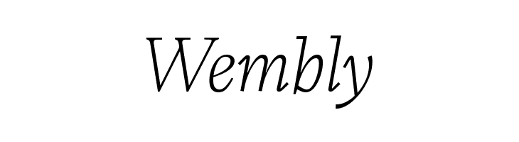 CalvinoTrial Extralight Italic  Free Fonts Download