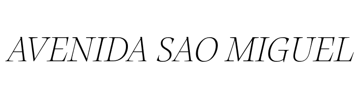 Calvino Grande Trial Extralight Italic  Free Fonts Download