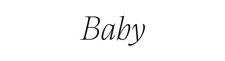 Calvino Grande Trial Extralight Italic  Free Fonts Download