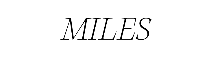 Calvino Grande Trial Extralight Italic  Free Fonts Download