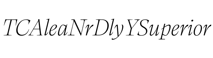 Calvino Grande Trial Extralight Italic  Free Fonts Download