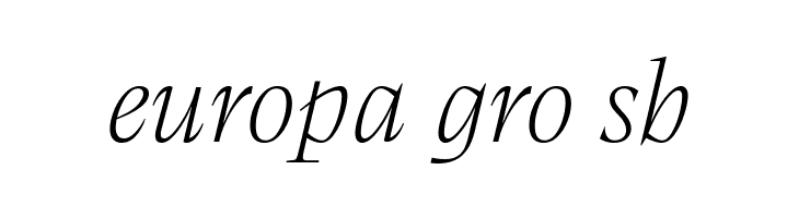 Calvino Grande Trial Extralight Italic  Free Fonts Download