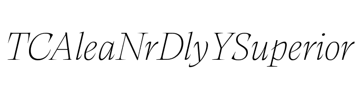 Calvino Grande Trial Thin Italic  Free Fonts Download