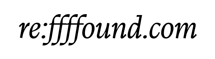 CalvinoTrial Book Italic  Free Fonts Download