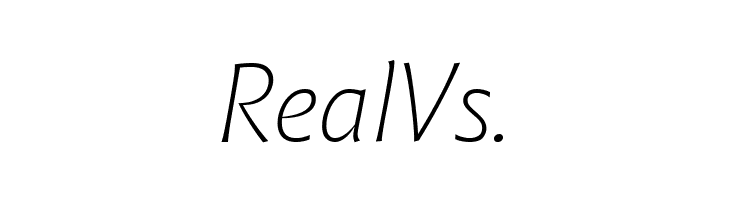 Malik Trial Extralight Italic  Free Fonts Download