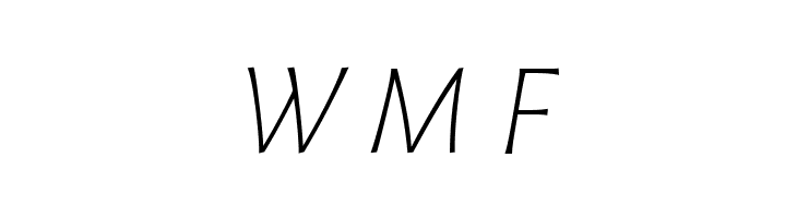 Malik Trial Extralight Italic  Free Fonts Download