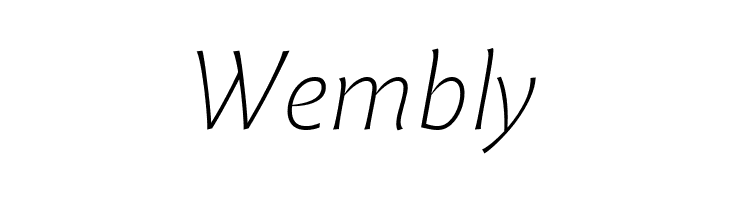 Malik Trial Extralight Italic  Free Fonts Download