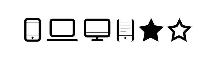 Aquawax Pro Pictograms Regular  Free Fonts Download