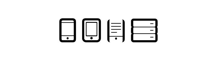 Aquawax Pro Pictograms Regular  Free Fonts Download