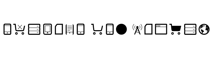 Aquawax Pro Pictograms Regular  Free Fonts Download