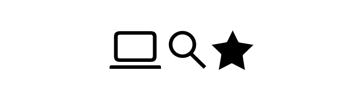 Aquawax Pro Pictograms Regular  Free Fonts Download