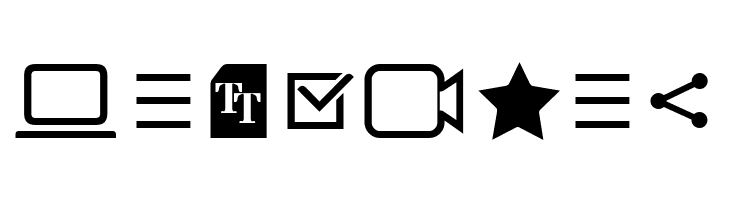 Aquawax Pro Pictograms Regular  Free Fonts Download