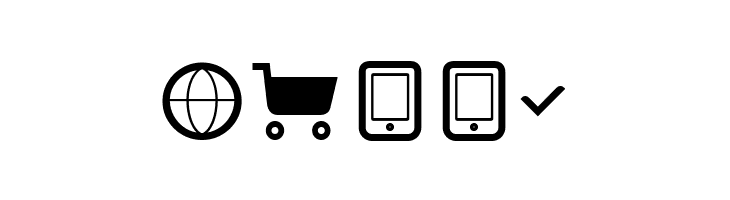 Aquawax Pro Pictograms Regular  Free Fonts Download