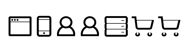 Aquawax Pro Pictograms Regular  Free Fonts Download