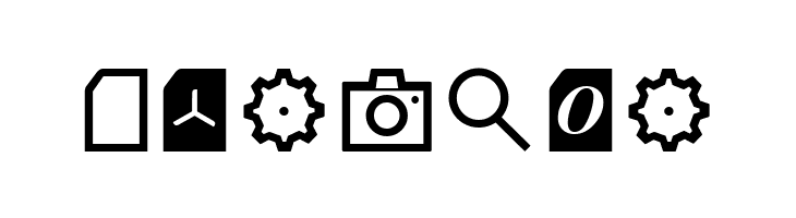 Aquawax Pro Pictograms Regular  Free Fonts Download