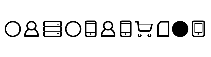 Aquawax Pro Pictograms Regular  Free Fonts Download