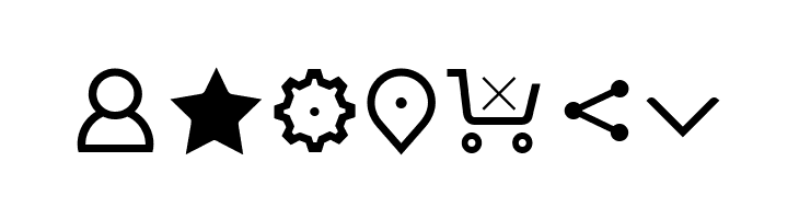 Aquawax Pro Pictograms Regular  Free Fonts Download