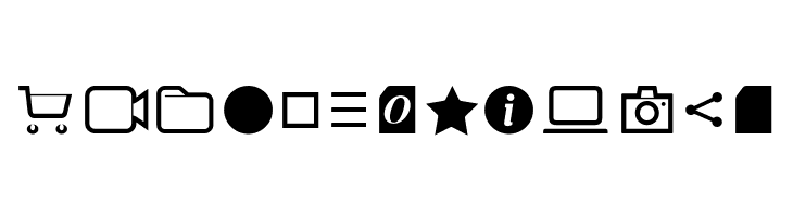 Aquawax Pro Pictograms Regular  Free Fonts Download
