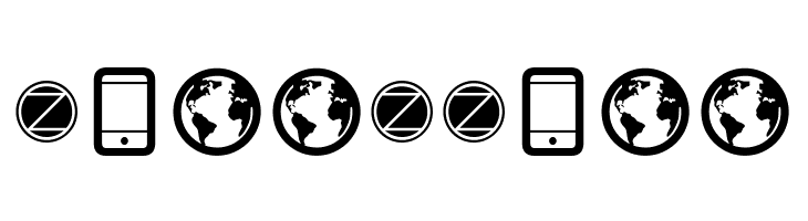 Aquawax Pro Pictograms Regular  Free Fonts Download