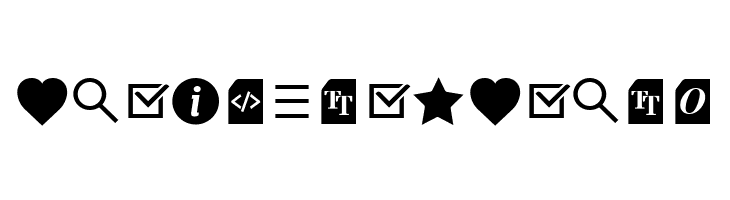 Aquawax Pro Pictograms Regular  Free Fonts Download