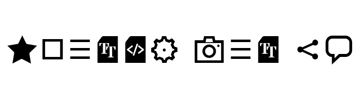 Aquawax Pro Pictograms Regular  Free Fonts Download