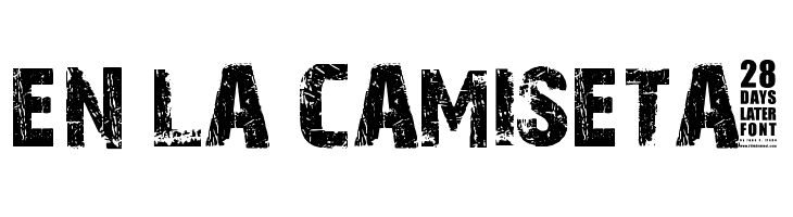 28 Days Later  Free Fonts Download