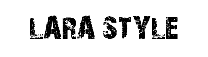 LARA%2BSTYLE 28 Days Later Font