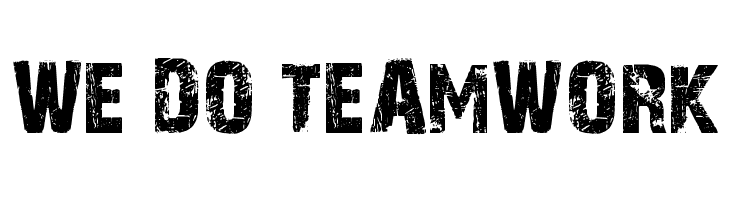 WE%2BDO%2BTEAMWORK 28 Days Later Font